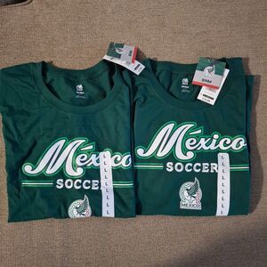 Lot of 2 FIFA World Cup 2026 Mexico Soccer Shirt Men’s SNM Official Licensed NWT